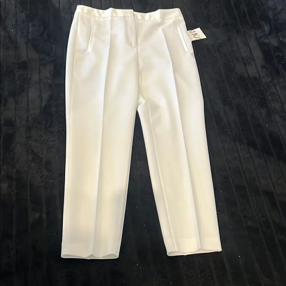 Zara White Trousers
